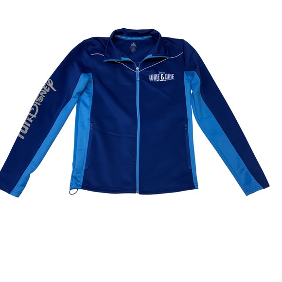 Disney Jackets & Blazers - Disney Wine & Dine 2022 Half Marathon Weekend Blue Full Zip Jacket Women Small